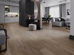 Mexen Windsor sample of SPC vinyl panels 6.5 mm, IXPE backing 1.5 mm, 4 V-Groove, Oak - F1016-S