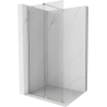 Mexen Velar sliding shower wall Walk-in 120 x 200 cm, transparent 8 mm, brushed nickel - 871-120-000-03-97