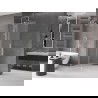 Mexen Velar sliding shower screen Walk-in 120 x 200 cm, frost 8 mm, brushed nickel - 871-120-000-33-97