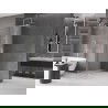 Mexen Velar sliding shower wall Walk-in 100 x 200 cm, frost 8 mm, brushed nickel - 871-100-000-33-97