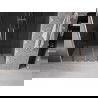 Mexen Velar Duo sliding shower doors 140 cm, graphite, chrome - 871-140-000-42-01