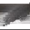Mexen Velar Duo sliding shower doors 140 cm, graphite, chrome - 871-140-000-42-01
