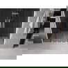 Mexen Velar Duo sliding shower doors 140 cm, graphite, white - 871-140-000-42-20