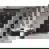 Mexen Velar Duo sliding shower doors 140 cm, graphite, white - 871-140-000-42-20
