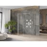 Mexen Omega 3-sided shower cabin, sliding 110 x 100 cm, transparent, chrome - 825-110-100-01-00-3S