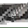 Mexen Velar Duo sliding shower door 140 cm, graphite, brushed gun gray - 871-140-000-42-66