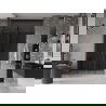 Mexen Velar Duo sliding shower door 140 cm, graphite, brushed gun gray - 871-140-000-42-66