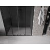 Mexen Velar Duo sliding shower door 150 cm, graphite, black - 871-150-000-42-70