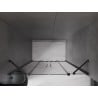 Mexen Velar Duo sliding shower door 150 cm, graphite, black - 871-150-000-42-70
