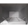 Mexen Velar Duo sliding shower door 140 cm, graphite, brushed nickel - 871-140-000-42-97