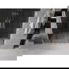 Mexen Velar Duo sliding shower doors 150 cm, graphite, brushed nickel - 871-150-000-42-97