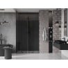 Mexen Velar Duo sliding shower door 150 cm, graphite, black - 871-150-000-42-70