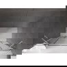 Mexen Velar Duo sliding shower doors 150 cm, graphite, brushed nickel - 871-150-000-42-97