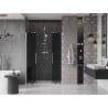 Mexen Velar Duo sliding shower door 160 cm, graphite, brushed nickel - 871-160-000-42-97