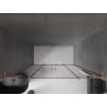 Mexen Velar L Duo sliding shower doors 200 cm, graphite, brushed copper - 871-200-003-42-65