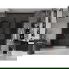 Mexen Velar L Duo 180 cm Sliding Shower Doors, Graphite, Brushed Gun Gray - 871-180-003-42-66