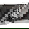 Mexen Velar L Duo 180 cm Sliding Shower Door, Graphite, Black - 871-180-003-42-70