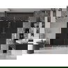 Mexen Velar L Duo sliding shower door 180 cm, graphite, brushed nickel - 871-180-003-42-97