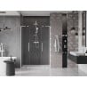 Mexen Velar L Duo 150 cm Sliding Shower Door, Transparent, White - 871-150-003-02-20