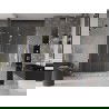 Mexen Velar L Duo sliding shower door 150 cm, transparent, gold - 871-150-003-02-50