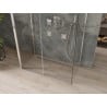Mexen Omega-3S 3-wall shower enclosure, sliding 140 x 80 cm, transparent, chrome - 825-140-080-01-00-3S