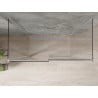 Mexen Omega-3S 3-wall shower enclosure, sliding 140 x 80 cm, transparent, chrome - 825-140-080-01-00-3S