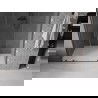 Mexen Velar L Duo 150 cm Sliding Shower Door, Transparent, Brushed Gun Gray - 871-150-003-02-66