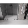Mexen Velar L Duo Sliding Shower Door 150 cm, Transparent, Brushed Gun Gray - 871-150-003-02-66