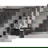 Mexen Velar L Duo 150 cm Sliding Shower Door, Transparent, Brushed Gun Gray - 871-150-003-02-66