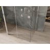 Mexen Omega-3S 3-wall shower cabin, sliding 140 x 100 cm, transparent, chrome - 825-140-100-01-00-3S