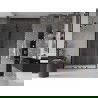 Mexen Velar L Duo sliding shower door 160 cm, transparent, black - 871-160-003-02-70