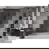 Mexen Velar L Duo Sliding Shower Door 140 cm, Transparent, Gun Metal - 871-140-003-02-95