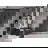 Mexen Velar L Duo Sliding Shower Door 140 cm, Transparent, Gun Metal - 871-140-003-02-95