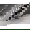 Mexen Velar L Duo sliding shower doors 150 cm, transparent, brushed nickel - 871-150-003-02-97