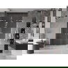 Mexen Velar L Duo sliding shower door 140 cm, transparent, brushed nickel - 871-140-003-02-97