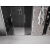 Mexen Velar L Duo Sliding Shower Door 150 cm, Graphite, Chrome - 871-150-003-42-01