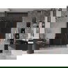 Mexen Velar L Duo sliding shower door 140 cm, graphite, rose gold - 871-140-003-42-60