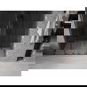 Mexen Velar L Duo sliding shower doors 140 cm, graphite, brushed gun gray - 871-140-003-42-66