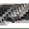 Mexen Velar L Duo sliding shower doors 140 cm, graphite, black - 871-140-003-42-70