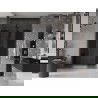Mexen Velar L Duo 140 cm Sliding Shower Door, Graphite, Gun Metal - 871-140-003-42-95