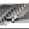 Mexen Velar L Duo sliding shower door 140 cm, frost, chrome - 871-140-003-32-01