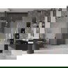 Mexen Velar L Duo sliding shower doors 140 cm, frost, gold - 871-140-003-32-50