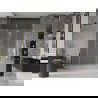 Mexen Velar L Duo sliding shower doors 140 cm, frost, gold - 871-140-003-32-50