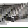 Mexen Velar L Duo sliding shower doors 140 cm, frosted, brushed gold - 871-140-003-32-55