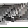 Mexen Velar L Duo sliding shower door 150 cm, frost, black - 871-150-003-32-70
