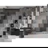Mexen Velar L Duo 140 cm sliding shower door, frost, gun metal - 871-140-003-32-95