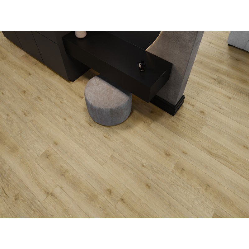 Mexen Charter Oak vinyl panel sample 1240 x 182 mm SPC 6.5 mm, IXPE 1.5 mm underlay, 4 V-Groove, Oak - F1022-S