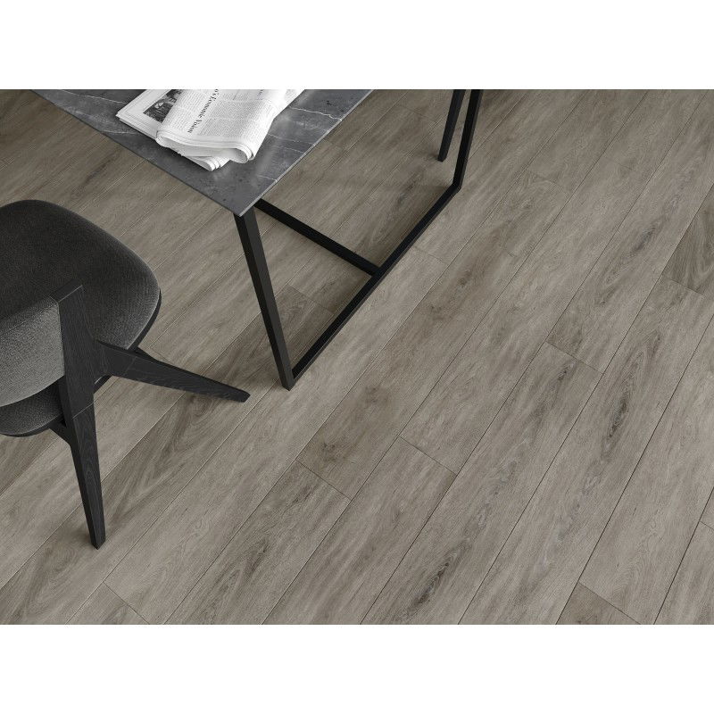 Mexen La Porte sample of SPC vinyl panels 6.5 mm, IXPE underlay 1.5 mm, 4 V-Groove, Oak - F1026-S