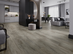 Mexen La Porte sample vinyl panels 1240 x 182 mm SPC 6.5 mm, IXPE underlay 1.5 mm, 4 V-Groove, Oak - F1026-S