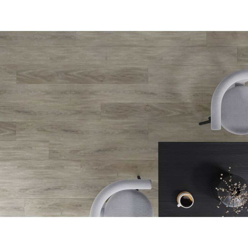 Mexen La Porte sample of SPC vinyl panels 6.5 mm, IXPE underlay 1.5 mm, 4 V-Groove, Oak - F1026-S